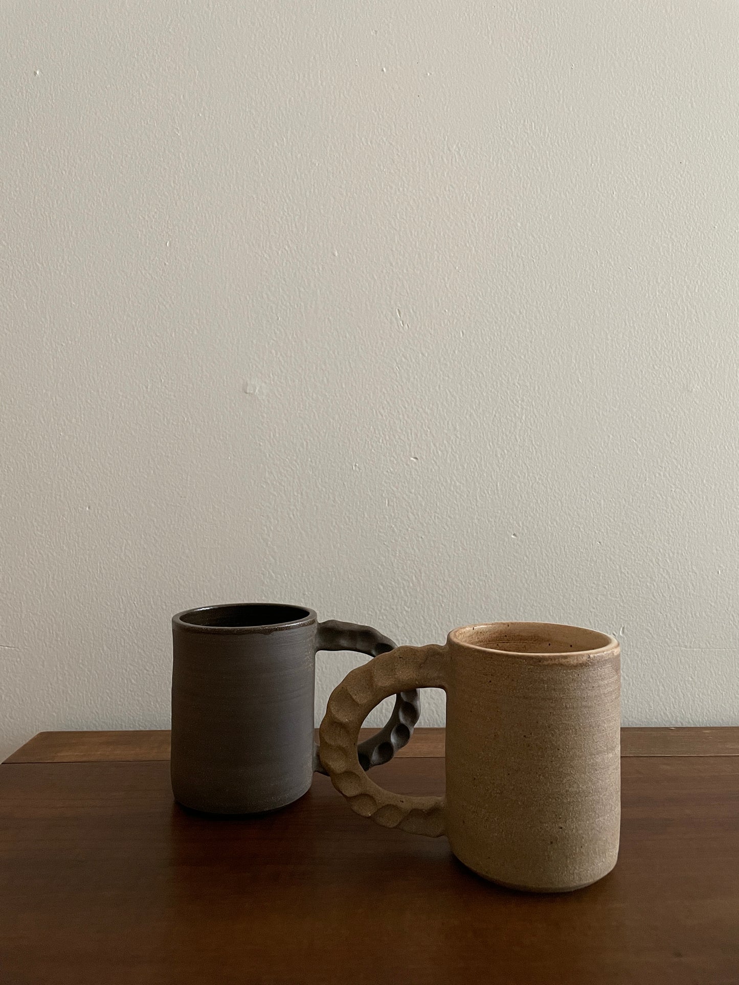 Pressed Handle Mug