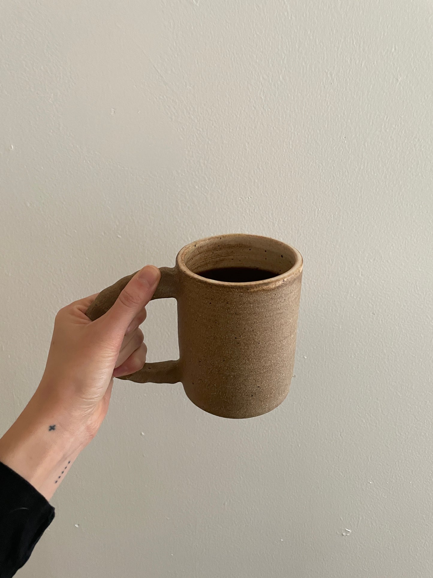 Pressed Handle Mug